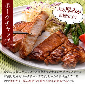 かみこみ豚のポークチャップ 200g×2枚×6パック 計12枚 合計 2.4kg 豚肉 豚丼 北海道  真空 豚 ポーク F4F-2363