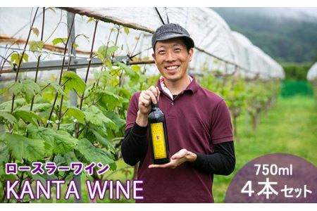 ロースラー ワイン KANTA WINE 2024（赤） 750ml×4本セット 【969】