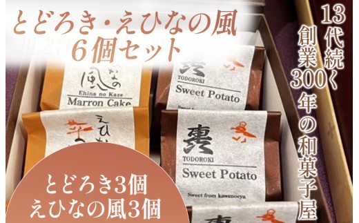 
            とどろき・えひなの風 6個セット
          