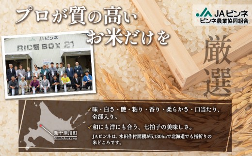 【令和7年度産】食味ランキング「特A」ななつぼし玄米定期便(15kg×6回)【隔月でお届け】