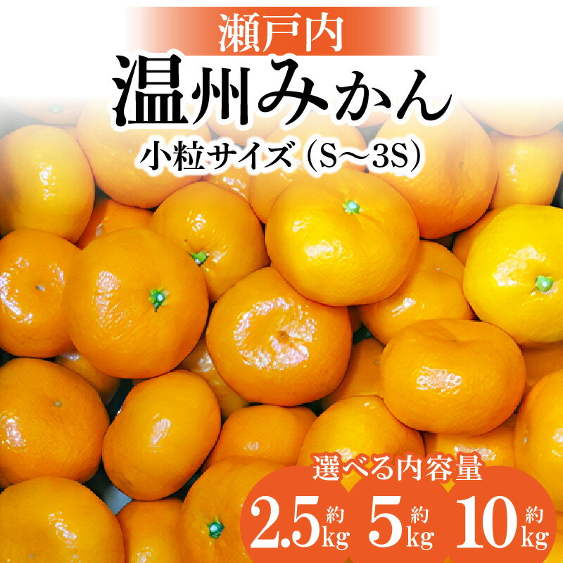 【ふるさと納税】＼寄附額改定／ みかん 選べる 容量 瀬戸内 温州みかん 小粒サイズ | 先行予約 ミカン 果物 くだもの フルーツ 人気 おすすめ 香川 香川県 蜜柑 甘い 詰合せ 詰め合わせ ふるさとみかん ご当地 国産