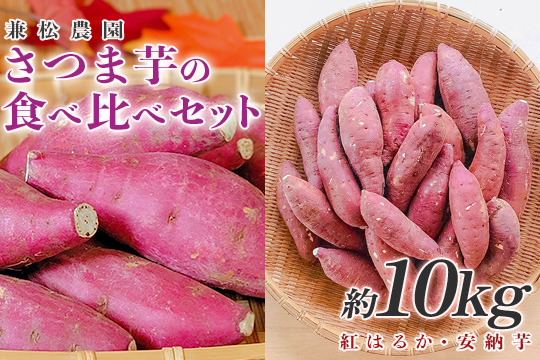 【高知県 大月町産】兼松農園　さつま芋の食べ比べセット　10ｋｇ
