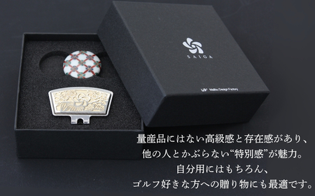 彩華-SAIGA-ボールマーカー小紋（九谷焼作家：越田秀平）