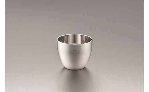 18-8ステンレス 二重構造 さくら ぐい呑み FC010001
