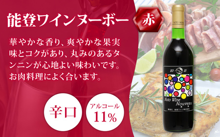 【先行予約】期間限定！ 能登ワインヌーボー２本セット / わいん ワイン 赤 白 能登ワイン 奥能登 能登半島 牡蠣 かき 熟成 ぶどう ブドウ 葡萄 送料無料