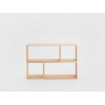 【ふるさと納税】スギのストライプボックス　ラージ　TSUYAMA FURNITURE【1343709】