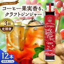 【ふるさと納税】【全3回定期便】カフェテーロ葉山　コーヒーチェリージンジャー　250g×12本 / 天然エネジードリンク 酸味 フルーティ 神奈川県【合同会社エンディレクト】[ASBM016]