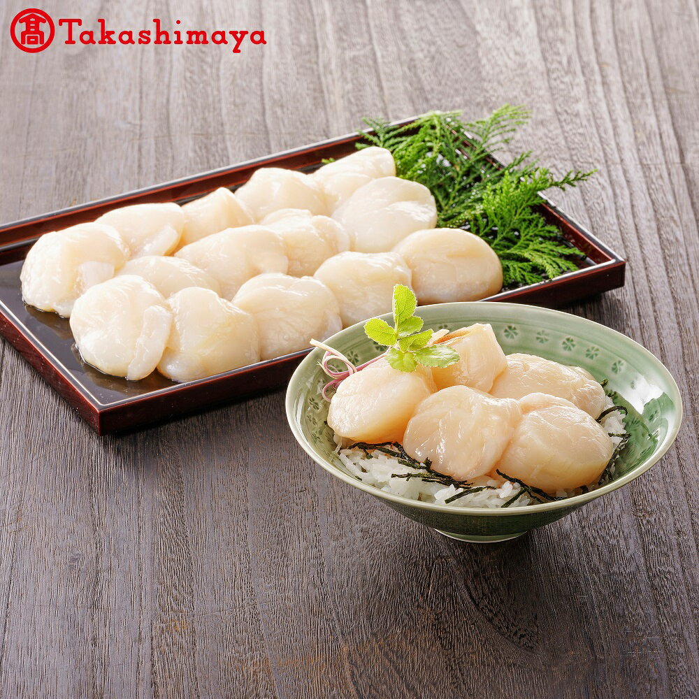 【ふるさと納税】【緊急支援品】北海道野付産 ホタテ貝柱 500g（大玉） 【高島屋選定品】【TK000NF00】