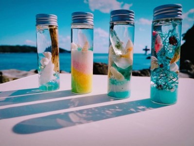 天然素材のシーボトル制作キット（１本用）【R01332】