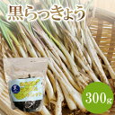 【ふるさと納税】黒らっきょう 300g お取り寄せ 鹿児島県 知名町 送料無料