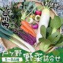 【ふるさと納税】【数量限定】先行予約 戸ヶ野の野菜セット 5～8種 白川村 白川郷 野菜 品種 お任せ 詰め合わせ 秋野菜 旬 戸ヶ野野菜詰め合わせ 5～8種セット 大根 かぶ ねぎ 人参 白菜 水菜 春菊 レタス ブロッコリー など 大田ファーム 2024年11月～順次発送 [S695a]