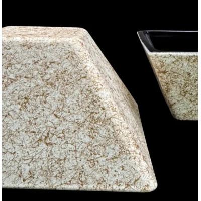 ふるさと納税 海南市 角小鉢(マット仕上げ)S　純白 |  | 01