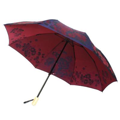 ふるさと納税 富士河口湖町 槙田商店【晴雨兼用折りたたみ傘】”絵おり” 大バラ:紺 |  | 03