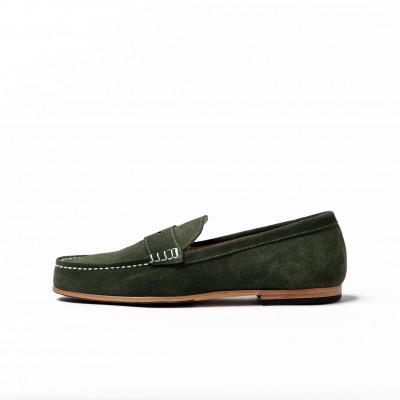 ふるさと納税 大和郡山市 紳士靴　ドライビングシューズ　Coshaer2310　KHAKI D 27.0cm |  | 02