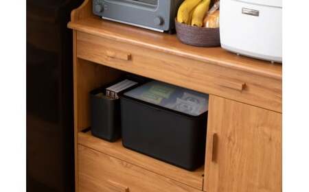 フタ付きストックケース 米びつ　LBK-51 ブラック  (3色からお好きなカラーが選べる)  ライクイット like-it【like105-3】