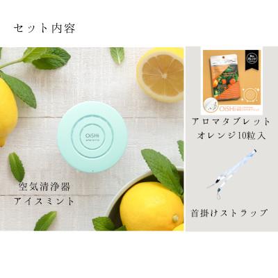 ふるさと納税 大津市 《大津市》小型空気清浄器+アロマディフューザー「OiSHi」アイスミント