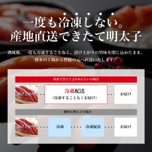 【定期便】博多よかめんたい 無冷凍無着色辛子明太子(切れ子)  400g×6回