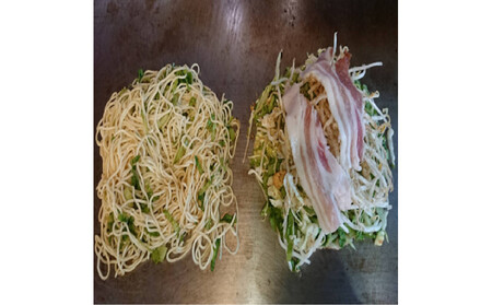 広島迷彩（名菜）焼き（そば）　3枚セット