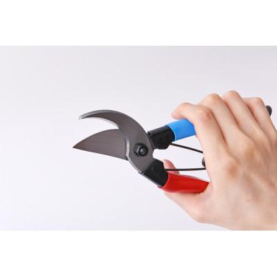 ふるさと納税 小野市 小野鉄の剪定鋏　200mm　赤青柄　左手用 |  | 02