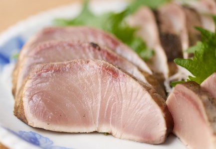 天然ブリ 藁焼きたたき 5P 計600g ぽん酢付 わら焼き タタキ高知県 大月町 宿毛湾 冷凍