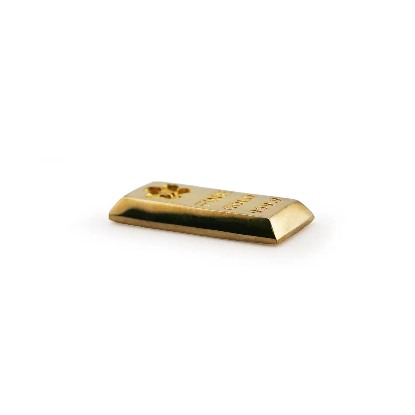 【置物】K24 純金(約2.0g)　ミニピュア(R)　約2.0g　金の延べ棒（SH-0026）