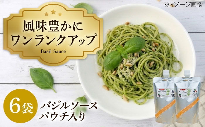 
                  ソース こだわりのバジルパウチ 6ヶ入 / ハーブ バジルソース 調味料 セット ジェノベーゼ セット 手作り 自家製 レトルト 無添加 常温保存 冷凍保存 可能 パウチ イタリアン パスタソース パスタ 贈り物 贈答 ギフト プレゼント 藤井寺 自家栽培 ジェノベーゼ パスタ 大阪産 業務用 ピザ おすすめ 人気 / 大阪府藤井寺市/basil.sc [BLAU004]
                