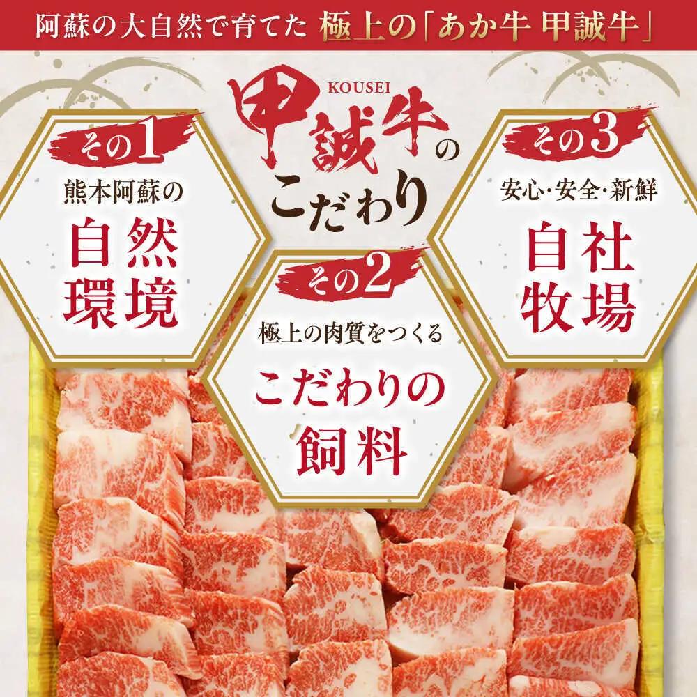 【全3回定期便】あか牛カルビ焼肉セット 約400g あか牛焼肉[AYCQ092]