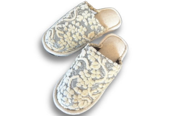 M419　うだつ型スリッパ　ベージュ２足セット