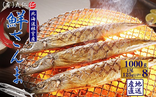 
                  G-50011 【北海道根室産】鮮さんま8尾入(計1kg)
                