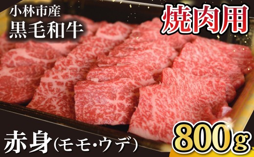 【自社農場和牛】 黒毛和牛 赤身 焼肉用 800g（国産 黒毛和牛 牛肉 和牛 赤身 モモ ウデ 焼肉 BBQ）