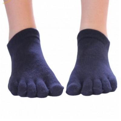 ふるさと納税 海陽町 【子供サイズ19〜21cm/スニーカー丈/ブラック】五本指消臭ソックス5足セット