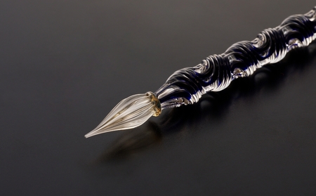 【ガラスペン】オールひねり 軸径12mm (カラー：２層(紺))_0162-003-T05-5