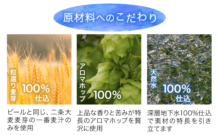 “九州熊本産”オールフリー２ケース（350ml×48本）阿蘇の天然水100％仕込 お酒 ノンアルコール 熊本県御船町《30日以内に出荷予定(土日祝除く)》_イメージ3