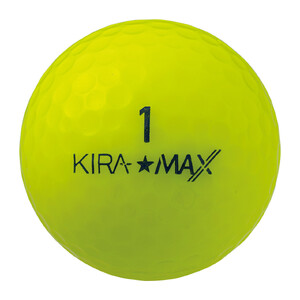 ゴルフボール  KIRA MAX 12球入 1ダース【カラー ：イエロー】  ゴルフ キャスコ kasco