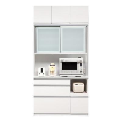 ふるさと納税 大川市 カリーナ 幅120cm キッチンボード食器棚 上置き高さオーダー ホワイト・ブラウンの2色対応 |  | 01