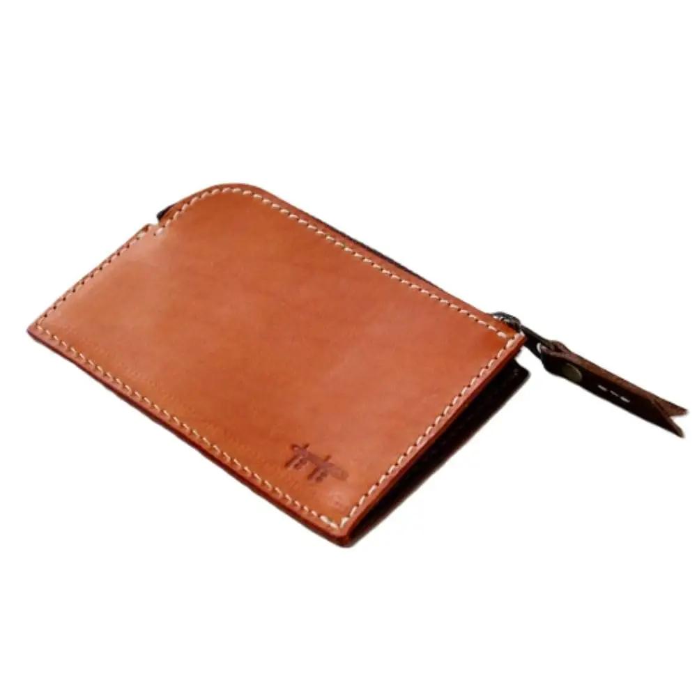 tanikoオリジナル 小銭入れ（赤茶）《厚真町》【Taniko leather】[AXAP022]