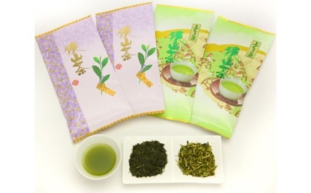 狭山茶詰合せ 4袋 セット 深蒸茶×2 くき茶×2 | お茶 狭山市茶業協会特選 