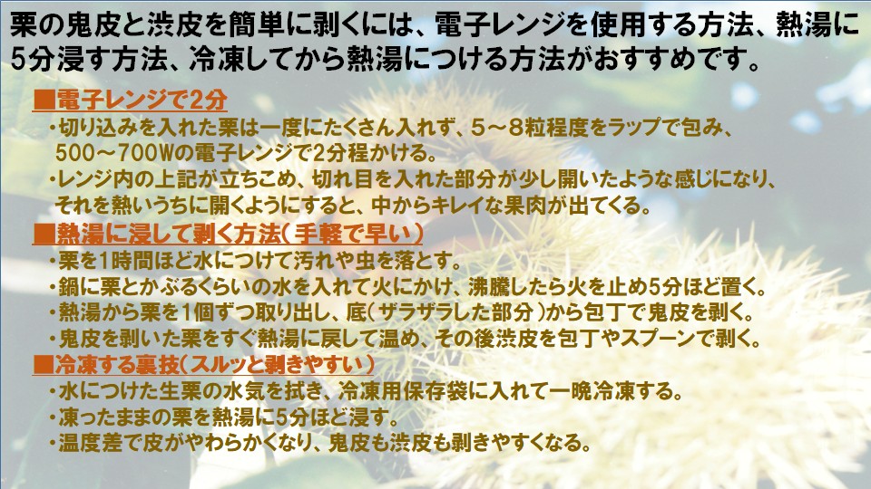 【先行予約】【数量限定】山形県小国町産　舟山栗園の生栗 2kg