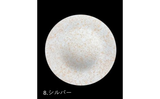 フラットプレート(D) 乱糸(マット仕上げ)シルバー