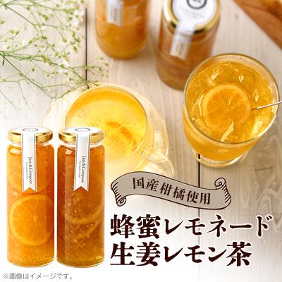 ふるさと納税 養父市 蜂蜜レモネード&amp;生姜レモン茶 2本ギフト