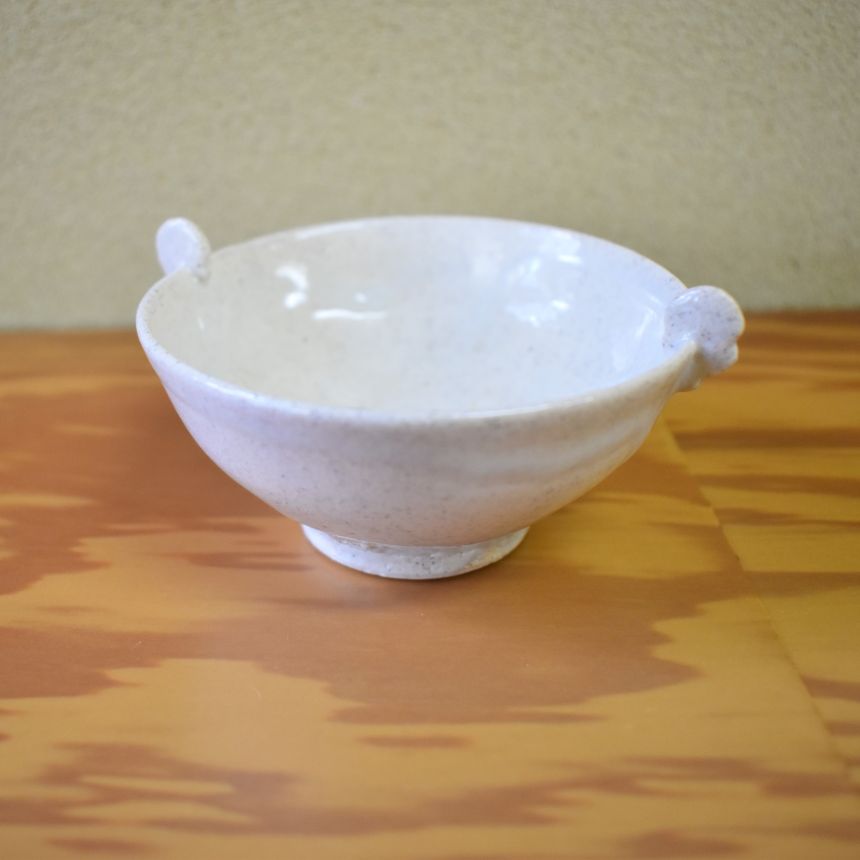 【ふるさと納税】 萩焼 吉野桃李作 萩堅手耳盃 | 山口県 山口 美祢 和食器 お洒落 オシャレ 工芸品 名産品 特産品 食器 萩焼 萩 陶芸 伝統