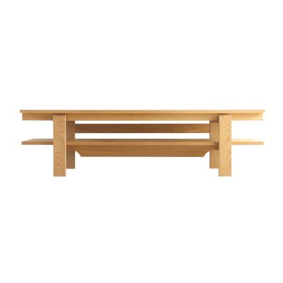 ふるさと納税 旭川市 旭川家具 MUKU工房オリジナル ノキ TVボード 北海道ナラ_04912