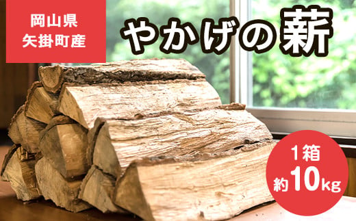 70.やかげの「薪」 10kg (5kg×2束) 備中南森林組合 岡山県矢掛産《60日以内に出荷予定(土日祝除く)》 薪 まき キャンプ 用品 夏 バーベキュー