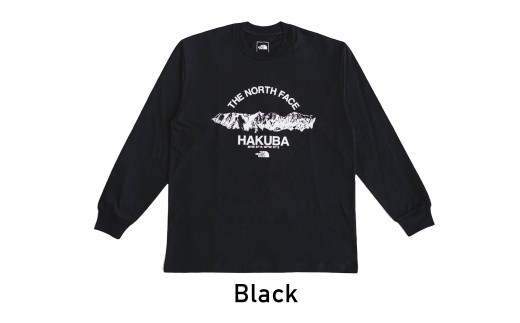 THE NORTH FACE「白馬三山 Tシャツ」(2025)　ユニセックスXL　ブラック【P0550663_XL_BL】