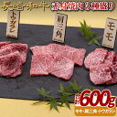 【ふるさと納税】長崎和牛 赤身焼肉 3種盛り(計600g) 赤身肉で霜降とのバランスの良い部分を厳選 冷凍 最高級 ギフト 贈答 のし お中元 御中元 お歳暮 御歳暮 和牛 牛肉 黒毛和牛 焼肉 BBQ