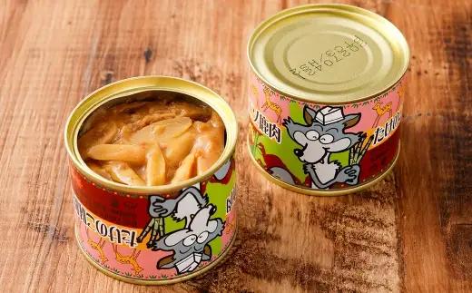 【 3回 定期便 】 エゾ鹿肉 たけのこ味噌煮缶詰 6缶セット エゾ鹿肉 えぞ鹿肉 シカ肉 しか肉 ジビエ