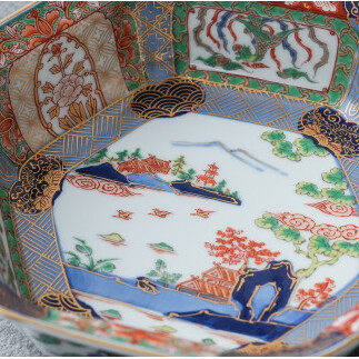 有田焼 【復刻古伊万里】 錦色絵向付 大慶 食器 うつわ 器 お正月 ハレの日 お祝い 小鉢 華やか A40-284_イメージ4