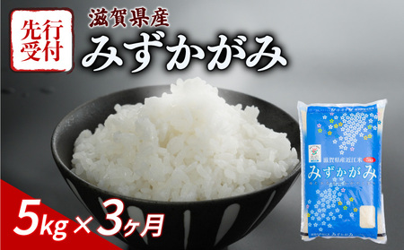【3ヶ月定期便】みずかがみ 5kg 令和7年産 ミズカガミ 定期便 お米 米