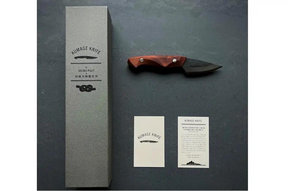 【数量限定】KUMAGE KNIFE　premium model / small size ＜SOLMU PUUT＞｜包丁 ナイフ