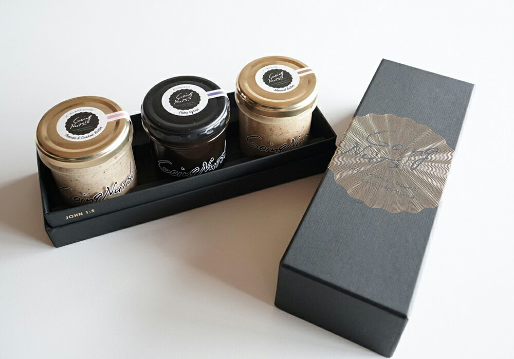 【ふるさと納税】ナッツストーリーズエピソード#01（自然派ナッツバター100g×2、デーツシロップ140g×1） アーモンドバター ピーカンナッツ＆カシューナッツバター Going Nuts!